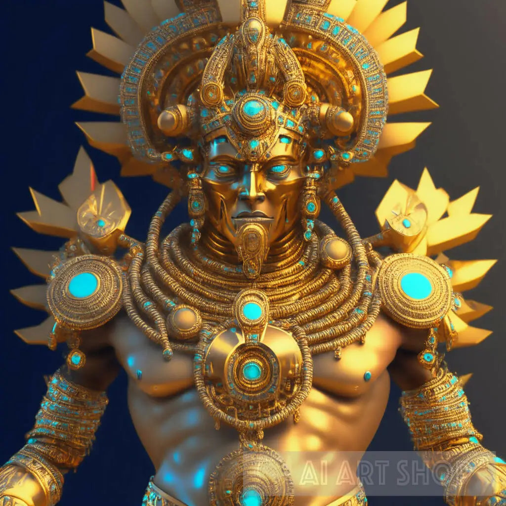 AI art, AI image, Aztec