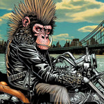 Baboon Punk Rock 5 Animal Ai Art