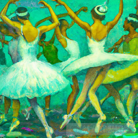 Ballerinas102 Impressionism Ai Art