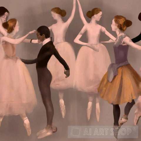 Ballerinas13 Impressionism Ai Art