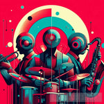 Band Of Red Pop Ai Art