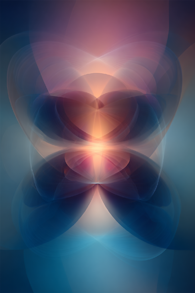 Abstract Pulse – A Digital Artwork of Symmetry, Light, and Motion