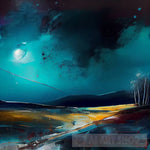 Beach At Night Landscape Ai Art