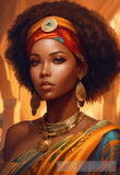 Beautiful African Women Ai Painting
