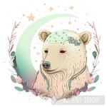 Beautiful Bear Animal Ai Art