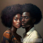 Beautiful Black Couples Ai Artwork