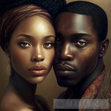 Beautiful Black Couples Ai Artwork