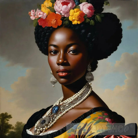 Beautiful Black Woman Free People Of Color 1770 #04 Portrait Ai Art