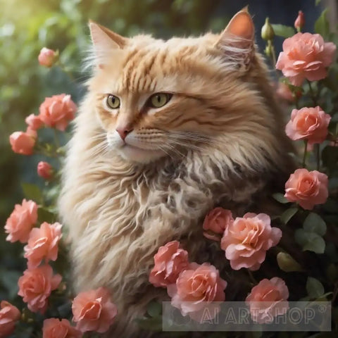 Beautiful-Cat Animal Ai Art