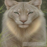 Beautiful Cat Blue Panther Animal Ai Art