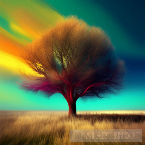 Beautiful Colors Of The Strange Sky Abstract Ai Art