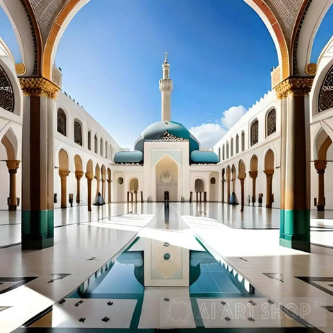 Beautiful Design For A Mosque Architecture Ai Art