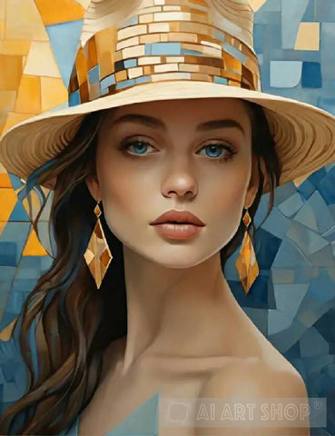 Beautiful Elegant Woman Ai Painting