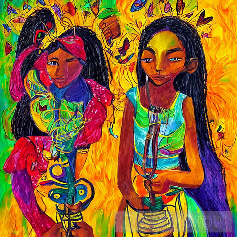 Beautiful Ethiopians Ai Painting