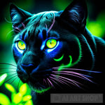 Beautiful Felines Panther Cat Animal Ai Art