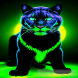 Beautiful Felines Panther Cat Animal Ai Art