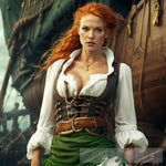 Beautiful Female Pirate Ai Painting