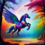 Beautiful Flying Unicorn Animal Ai Art