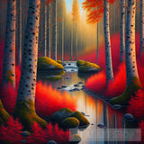 Beautiful Forest Ai Artwork