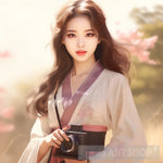 Beautiful Korean Woman Portrait Ai Art