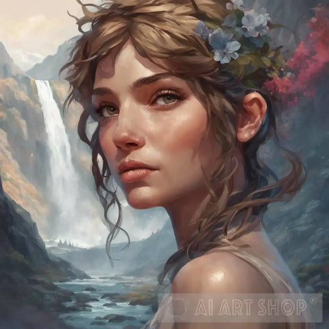 Beautiful Lady Ai Painting