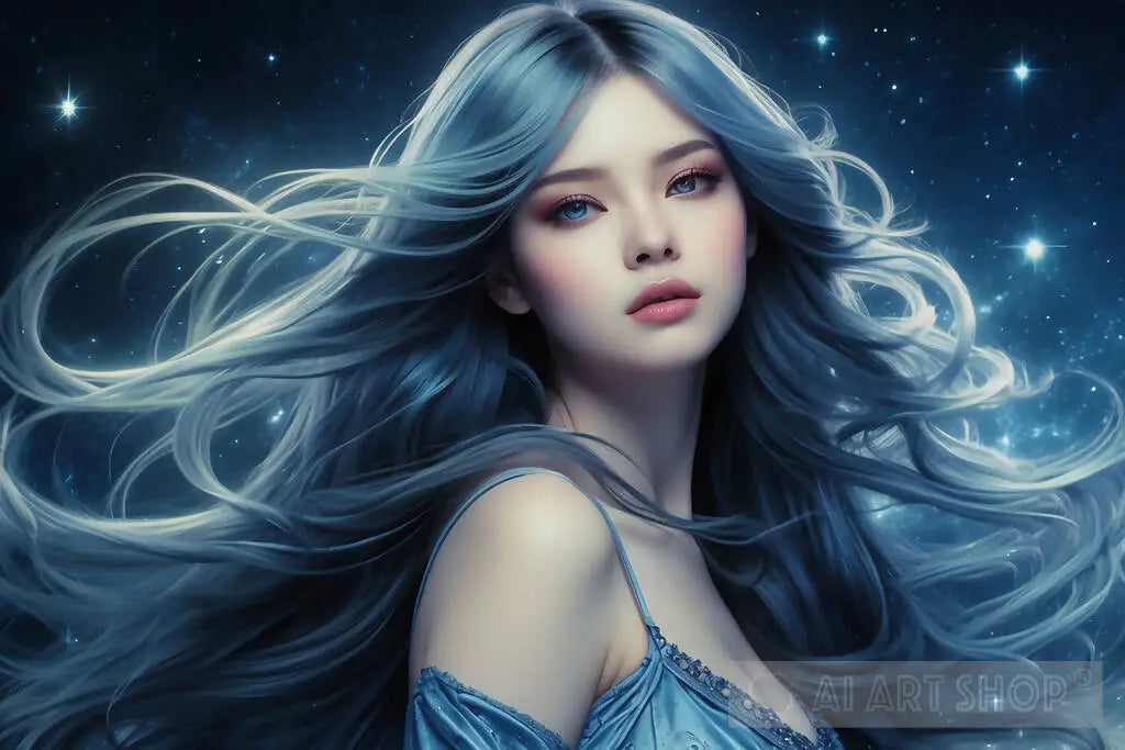 beautiful lady, beautiful lady in blue, lady in blue series