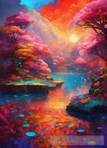 Beautiful Landscape Artwork Ai Art