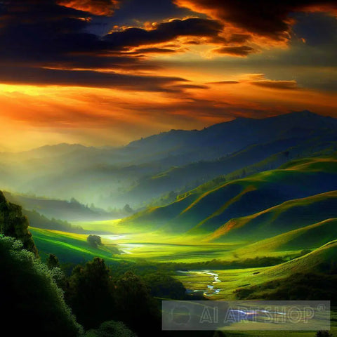 Beautiful Landscape Realistic And Natural 2 Of 4 Ai Art