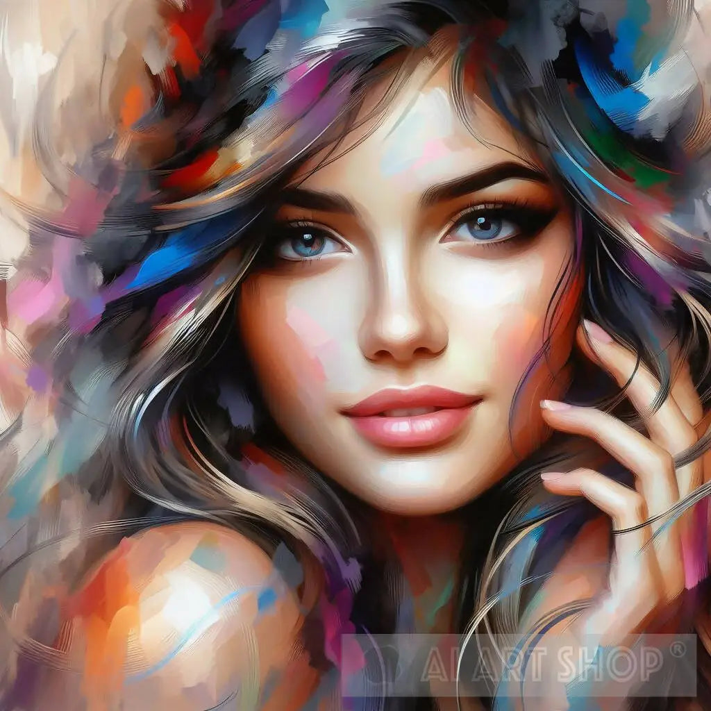 Paiting Model Beautiful model painting #36