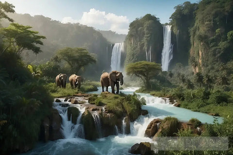 Beautiful Natural Pictures Of The Jungle Landscape Ai Art