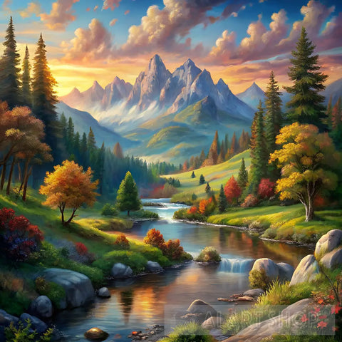 Beautiful Scenery Ai Painting