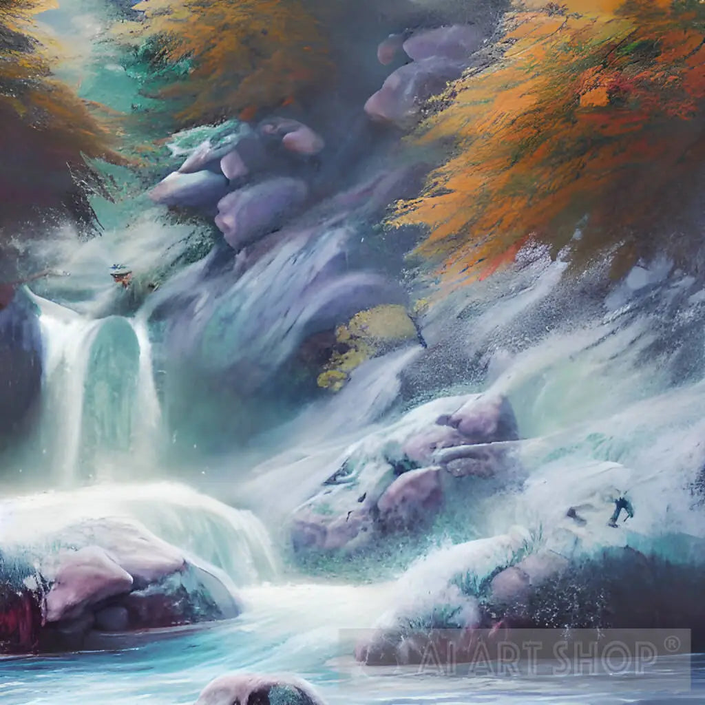 Beautiful Waterfall Landscape