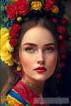 Beautifull Women & Flowers Portrait Ai Art