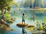 Beauty Of Lake View Beauty Landscape Ai Art