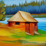 Beaver Hut Ai Painting