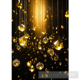 Bees On Black Background Ai Artwork