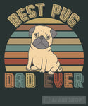 Best-Pug-Dad-Ever-2 Abstract Ai Art