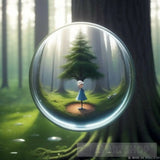 Bewitched Forest Populated By Sentient Trees Landscape Ai Art