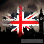 Big Ben In Banksy Style With Union Jack Street Ai Art