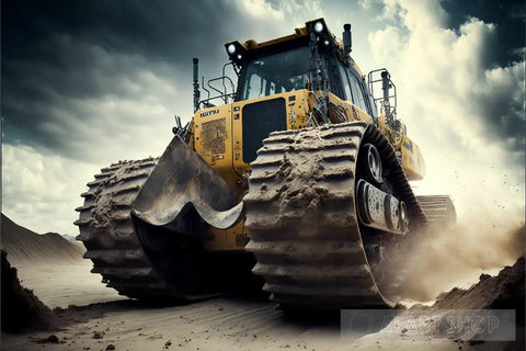 Big Earthmoving Truck Ai Artwork