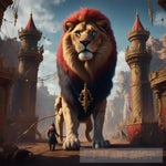 Big Lion Ai Painting