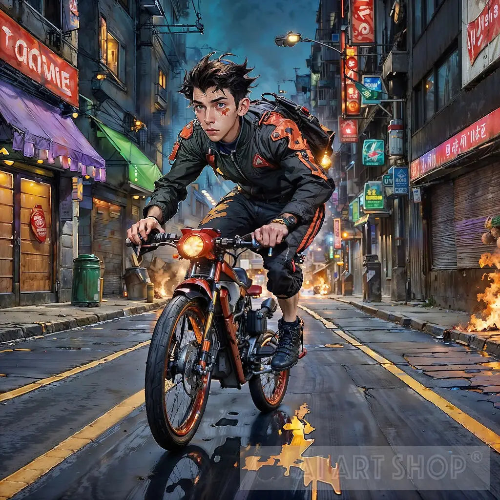 Bike riding