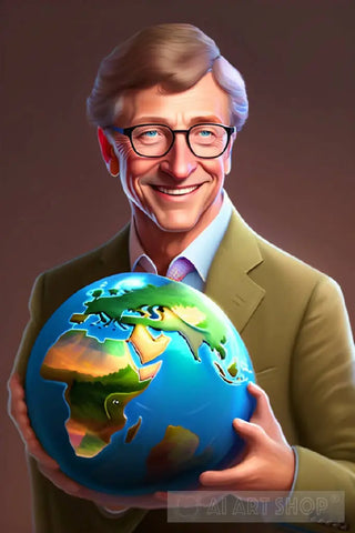 Bill Gates Ai Generated Image Artwork