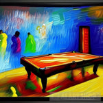 Billard Pool Table Kings Modern Ai Art