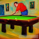 Billard Pool Table Kings Modern Ai Art