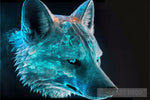 Biolumescent Animal Like Glass Fox Animal Ai Art