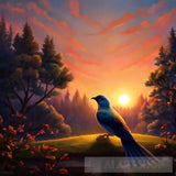 ’Birds At Twilight’ Animal Ai Art