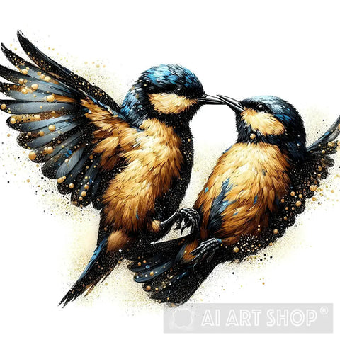 Birds In Flight Animal Ai Art