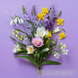 Birth Flowers Family Bouquet Nature Ai Art