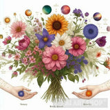 Birth Flowers Family Bouquet Nature Ai Art